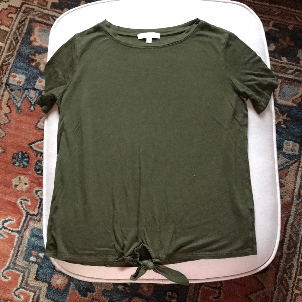 Tie front t-shirt
